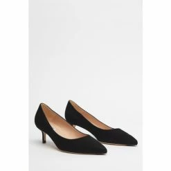 LK Bennett Audrey Black Suede Kitten Heel Courts -LK Bennett Shop unnamed file 2139