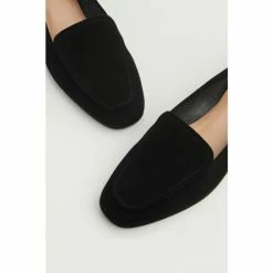 LK Bennett Tina Black Soft Square Toe Flat Shoes -LK Bennett Shop unnamed file 2157