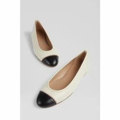 LK Bennett Isabella White Toe Cap Pumps -LK Bennett Shop unnamed file 219