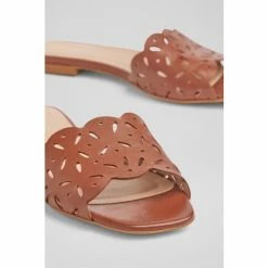 LK Bennett Amaya Leather Perforated Flat Mules -LK Bennett Shop unnamed file 2224