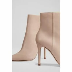 LK Bennett Natural Cleo Latte Leather Pointed Stiletto Ankle Boots -LK Bennett Shop unnamed file 225