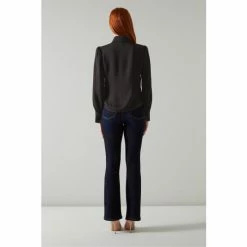 LK Bennett Sonya Black Crepe Crystal Button Blouse -LK Bennett Shop unnamed file 2256