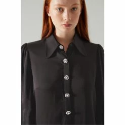 LK Bennett Sonya Black Crepe Crystal Button Blouse -LK Bennett Shop unnamed file 2257