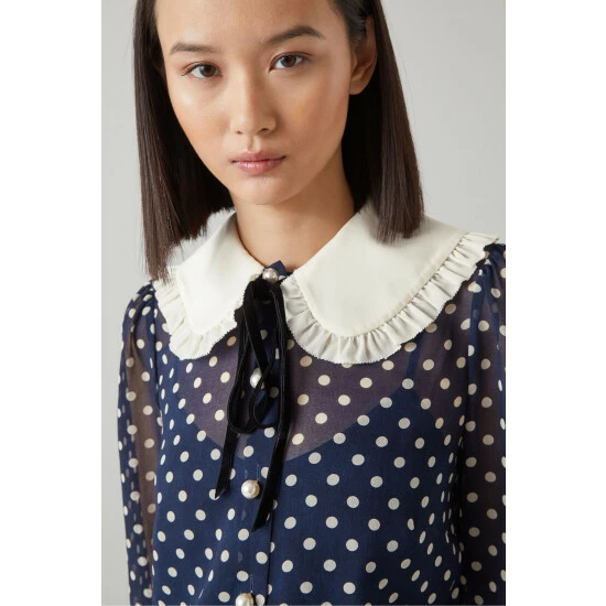 unnamed-file-2272.jpg LK Bennett Blue Sophia Spot Print Frill Collar Blouse -LK Bennett Shop unnamed file 2272