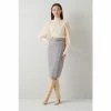 LK Bennett Cream Mayaa Cotton Jersey Silk Sleeve Top