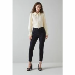 LK Bennett Etten Cream Cotton Shirred Cuff Blouse -LK Bennett Shop unnamed file 2298