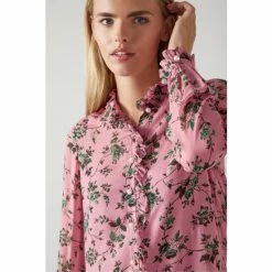 LK Bennett Pink Celest Clematis Print Frill Edge Blouse -LK Bennett Shop unnamed file 2316