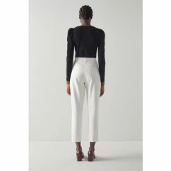 LK Bennett Eleanor Black Jersey Ribbed Top -LK Bennett Shop unnamed file 2341