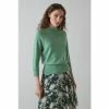LK Bennett Green Betty Merino Wool Scallop Edge Jumper
