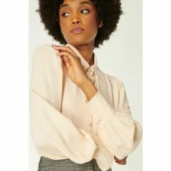 LK Bennett Cream Sonya Crepe Blouse With Pearl Buttons -LK Bennett Shop unnamed file 2361