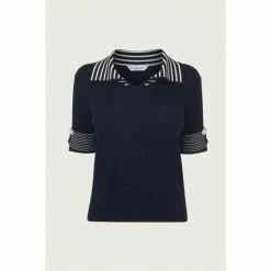 LK Bennett Blue Bay Knitted Top -LK Bennett Shop unnamed file 2378