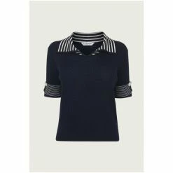 LK Bennett Blue Bay Knitted Top -LK Bennett Shop unnamed file 2379