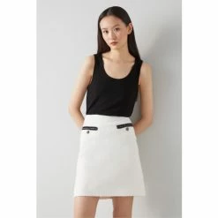 LK Bennett Ginny Black Jersey Top