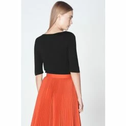 LK Bennett Trina Black T-Shirt -LK Bennett Shop unnamed file 2404