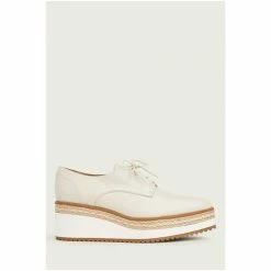 LK Bennett Pembridge White Leather Platform Shoes -LK Bennett Shop unnamed file 241