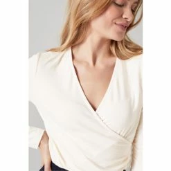 LK Bennett Cream Eames Jersey Wrap Top -LK Bennett Shop unnamed file 2411