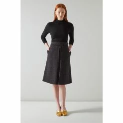 Lk Bennett Chelsea Black Sparkle Tweed Skirt 2 Lk Bennett Chelsea Black Sparkle Tweed Skirt -LK Bennett Shop unnamed file 2446