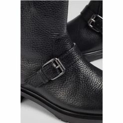 LK Bennett Niky Black Leather Biker Ankle Boots -LK Bennett Shop unnamed file 245