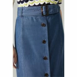 LK Bennett Oda Blue Denim Longline Skirt -LK Bennett Shop unnamed file 2462