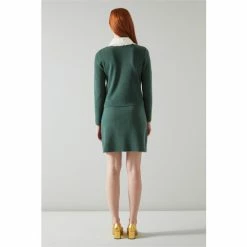 LK Bennett Green Paris Knit A-Line Skirt -LK Bennett Shop unnamed file 2476