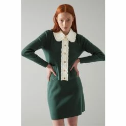 LK Bennett Green Paris Knit A-Line Skirt -LK Bennett Shop unnamed file 2477