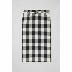 LK Bennett Blue Maren Large Check Pencil Skirt -LK Bennett Shop unnamed file 2506