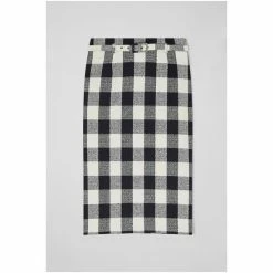 LK Bennett Blue Maren Large Check Pencil Skirt -LK Bennett Shop unnamed file 2507