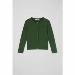 LK Bennett L.K.Bennett Dark Green Bonnie Merino Wool Cardigan -LK Bennett Shop unnamed file 2535