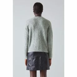 LK Bennett Grey Katharina Wool Blend Crystal Button Cardigan -LK Bennett Shop unnamed file 2542