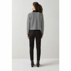 LK Bennett Jasmine Black Gingham Jacquard Knit Cardigan -LK Bennett Shop unnamed file 2557