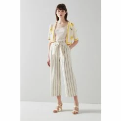 LK Bennett Lucia Yellow Embroidered Knit Cardigan -LK Bennett Shop unnamed file 2572