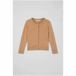 LK Bennett Natural Bonnie Camel Merino Wool Cardigan -LK Bennett Shop unnamed file 2591