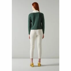 LK Bennett Paris Green Knit Blouse Cardigan -LK Bennett Shop unnamed file 2594