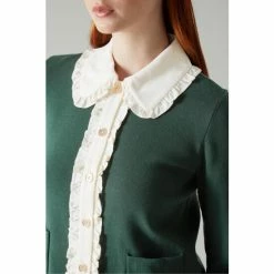 LK Bennett Paris Green Knit Blouse Cardigan -LK Bennett Shop unnamed file 2595
