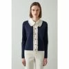 LK Bennett Blue Paris Knit Blouse Cardigan