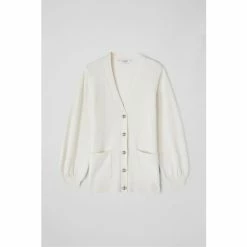 LK Bennett Cream Cher Merino Wool-Cotton Cardigan -LK Bennett Shop unnamed file 2610