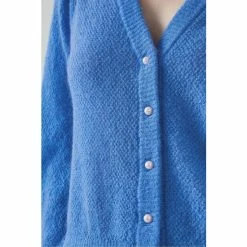 LK Bennett Blue Ginny Mohair-Blend Cardigan -LK Bennett Shop unnamed file 2624