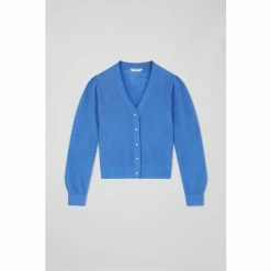 LK Bennett Blue Ginny Mohair-Blend Cardigan -LK Bennett Shop unnamed file 2625