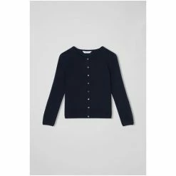 LK Bennett Blue Bonnie Merino Wool Cardigan -LK Bennett Shop unnamed file 2636