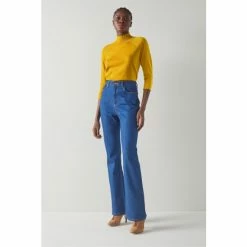 LK Bennett Yellow Betty Merino Wool Scallop Edge Jumper -LK Bennett Shop unnamed file 2649