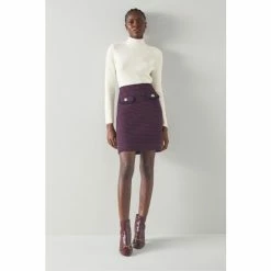 LK Bennett Brigitte Cream Merino Wool Ribbed Jumper -LK Bennett Shop unnamed file 2670