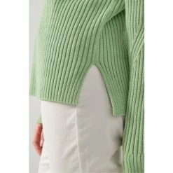 LK Bennett Melody Mint Green Cotton Wool Wide Rib Knit Jumper -LK Bennett Shop unnamed file 2680