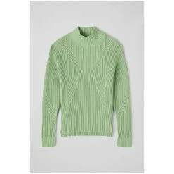 LK Bennett Melody Mint Green Cotton Wool Wide Rib Knit Jumper -LK Bennett Shop unnamed file 2682