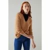 LK Bennett Natural Celest Cashmere V-Neck Jumper