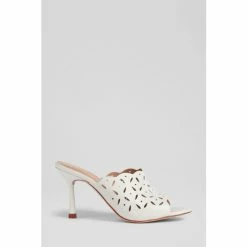 LK Bennett Leather Perforated Mules