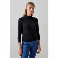 LK Bennett Blue Betty Merino Wool Scallop Edge Jumper -LK Bennett Shop unnamed file 2735