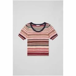 LK Bennett Pink Lillian Metallic Stripe Knitted Top -LK Bennett Shop unnamed file 2753