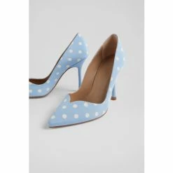 LK Bennett Faye Blue/Cream Polka Dot Silk Court Shoes -LK Bennett Shop unnamed file 278