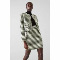 LK Bennett Black Keeler Gingham Tweed Jacket -LK Bennett Shop unnamed file 2784
