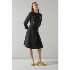 Lk Bennett Chelsea Black Sparkle Tweed Jacket -LK Bennett Shop unnamed file 2790